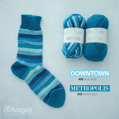 Scheepjes Summer Sock - A - Long (EU sizes 39/41, 42/43, 44/45 & 46/47)