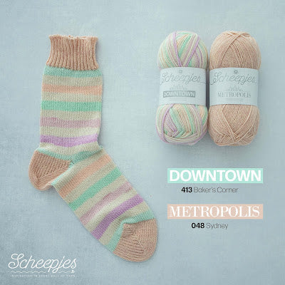 Scheepjes Summer Sock - A - Long (EU sizes 39/41, 42/43, 44/45 & 46/47)