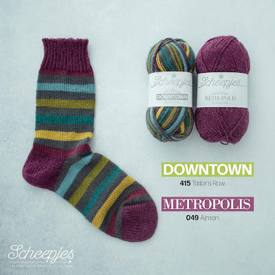 Scheepjes Summer Sock - A - Long (EU sizes 39/41, 42/43, 44/45 & 46/47)