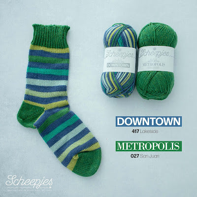 Scheepjes Summer Sock - A - Long (EU sizes 39/41, 42/43, 44/45 & 46/47)