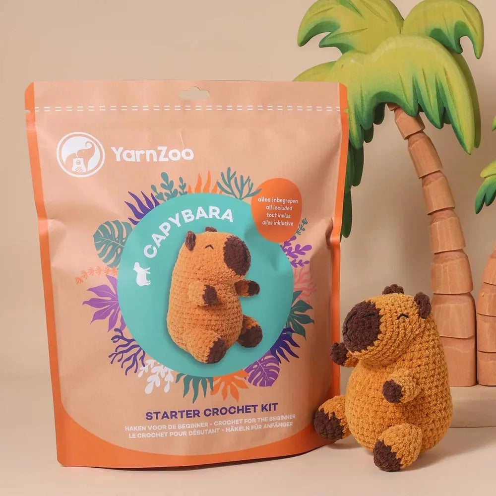 YarnZoo Crochet Starter Kit - Capybara