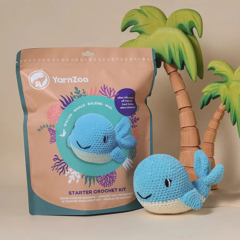 YarnZoo Crochet Starter Kit - Whale