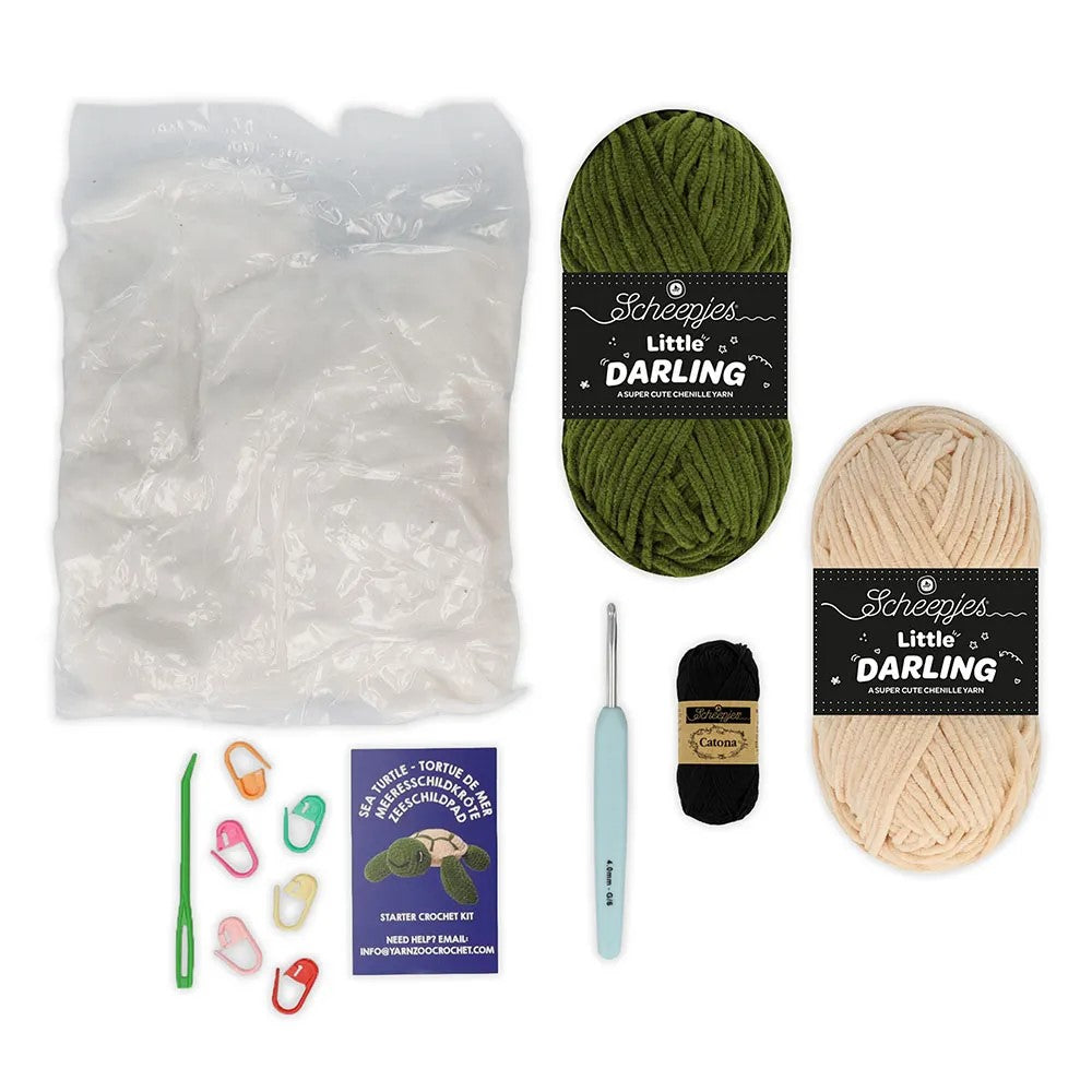 YarnZoo Crochet Starter Kit - Sea Turtle