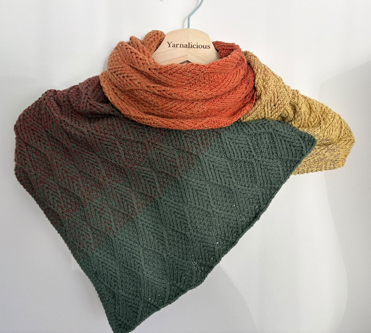 Autumn Breeze Scarf Pattern - Instant Download (Knit)