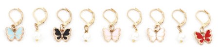 Butterfly Stitch Markers set of 9