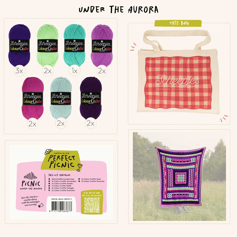 Scheepjes Perfect Picnic CAL - Colour Crafter - Aurora - PRE ORDER
