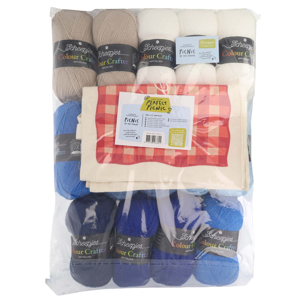 Scheepjes Perfect Picnic CAL - Colour Crafter - Seaside