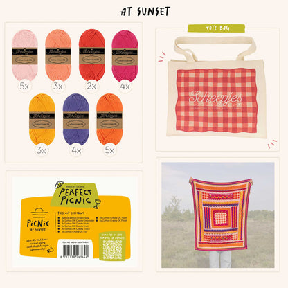 Scheepjes Perfect Picnic CAL - Cotton Create DK - Sunset