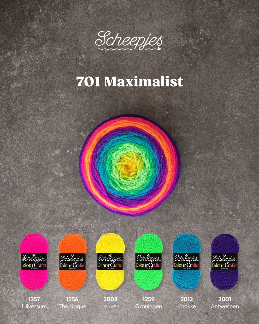 Scheepjes Colour Crafter Cake - 701 Maximalist