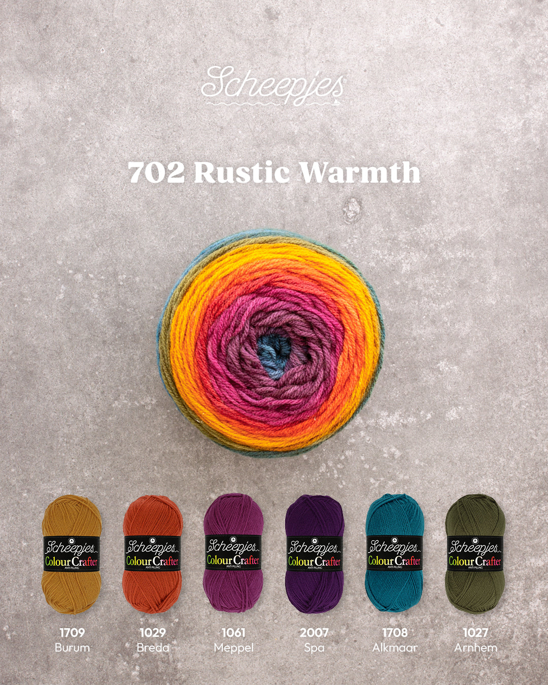 Scheepjes Colour Crafter Cake - 702 Rustic Warmth