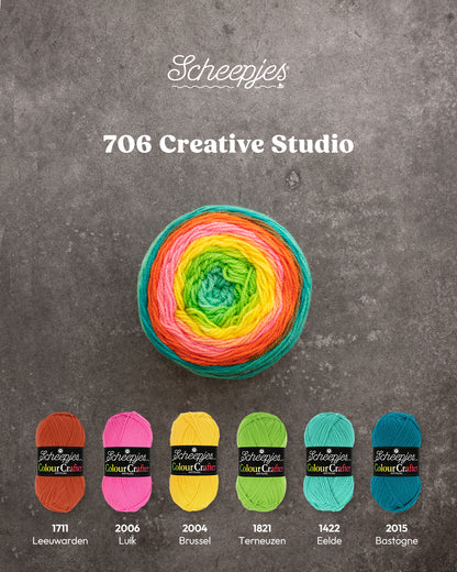 Scheepjes Colour Crafter Cake - 706 Creative Studio