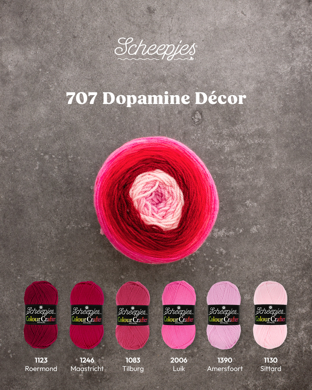 Scheepjes Colour Crafter Cake - 707 Dopamine Decor