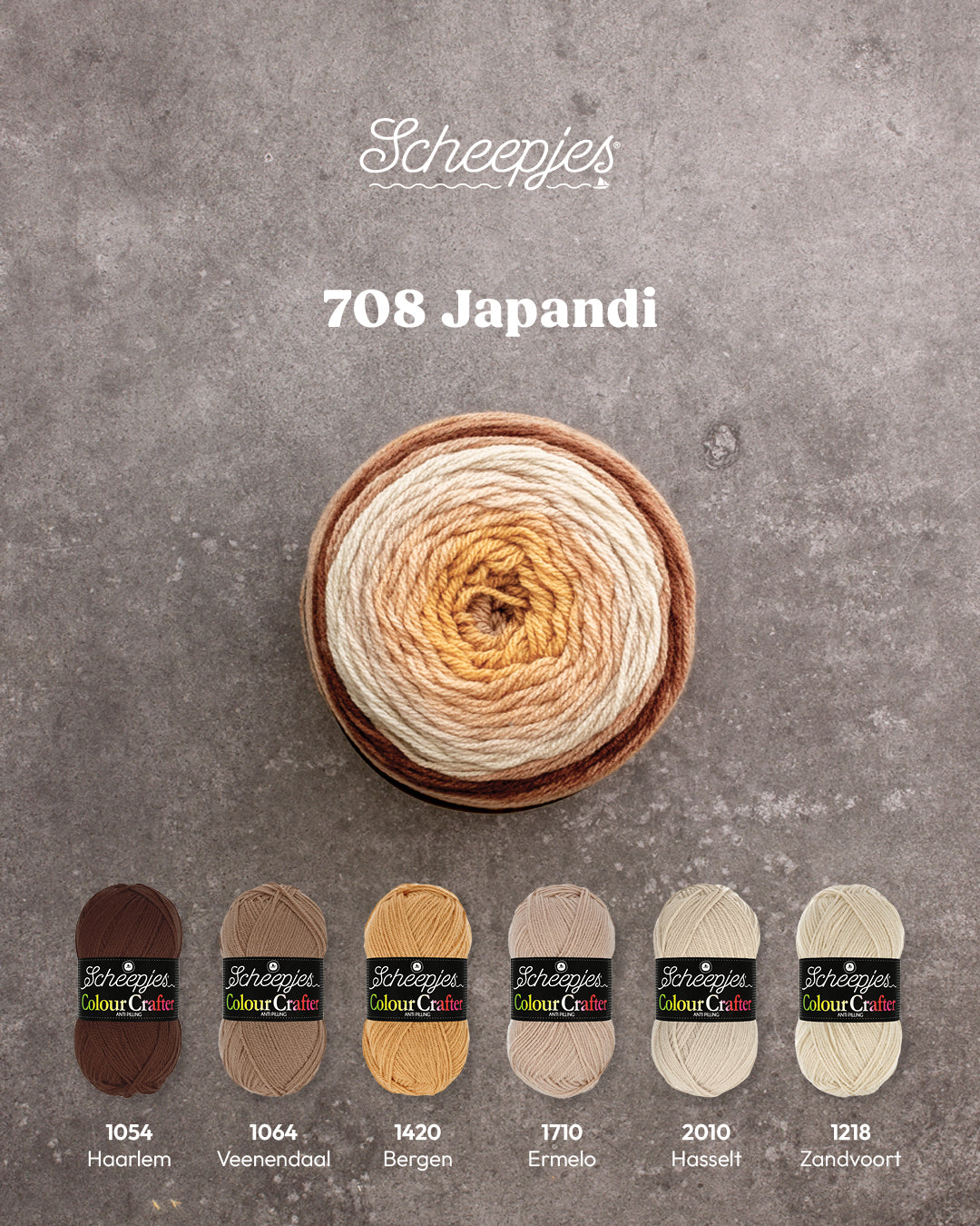 Scheepjes Colour Crafter Cake - 708 Japandi