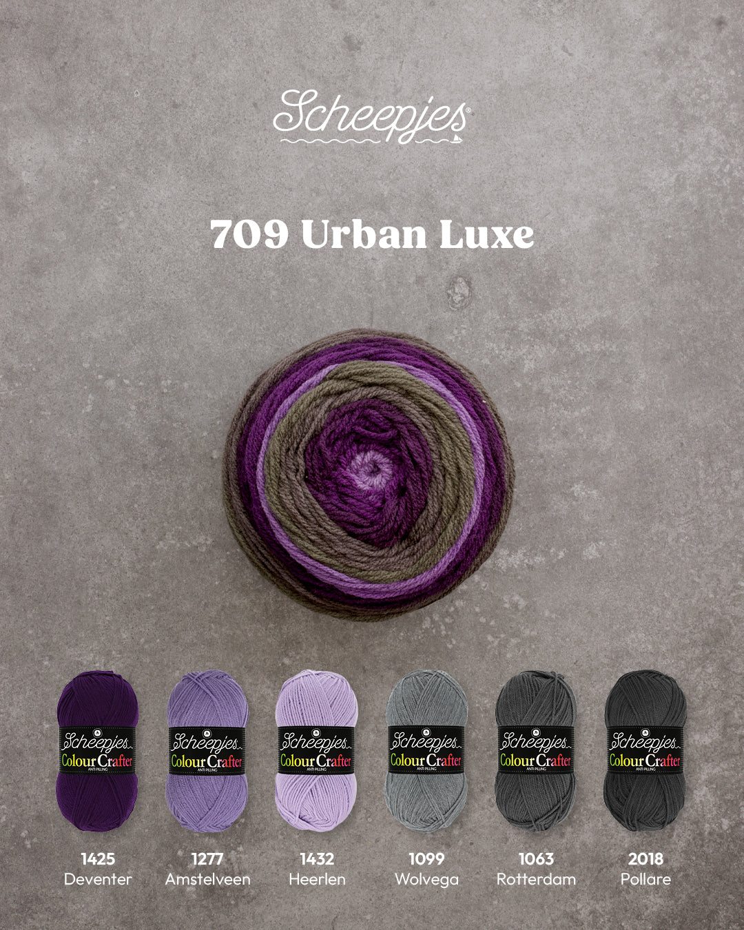 Scheepjes Colour Crafter Cake - 709 Urban Luxe