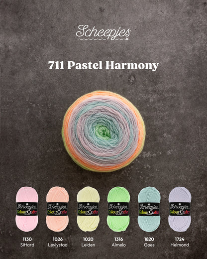 Scheepjes Colour Crafter Cake - 711 Pastel Harmony