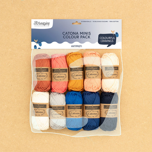 Scheepjes Catona colour pack 10x25g - Antipasti