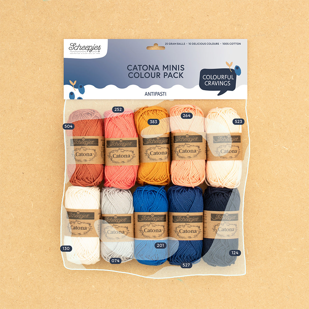 Scheepjes Catona colour pack 10x25g - Antipasti