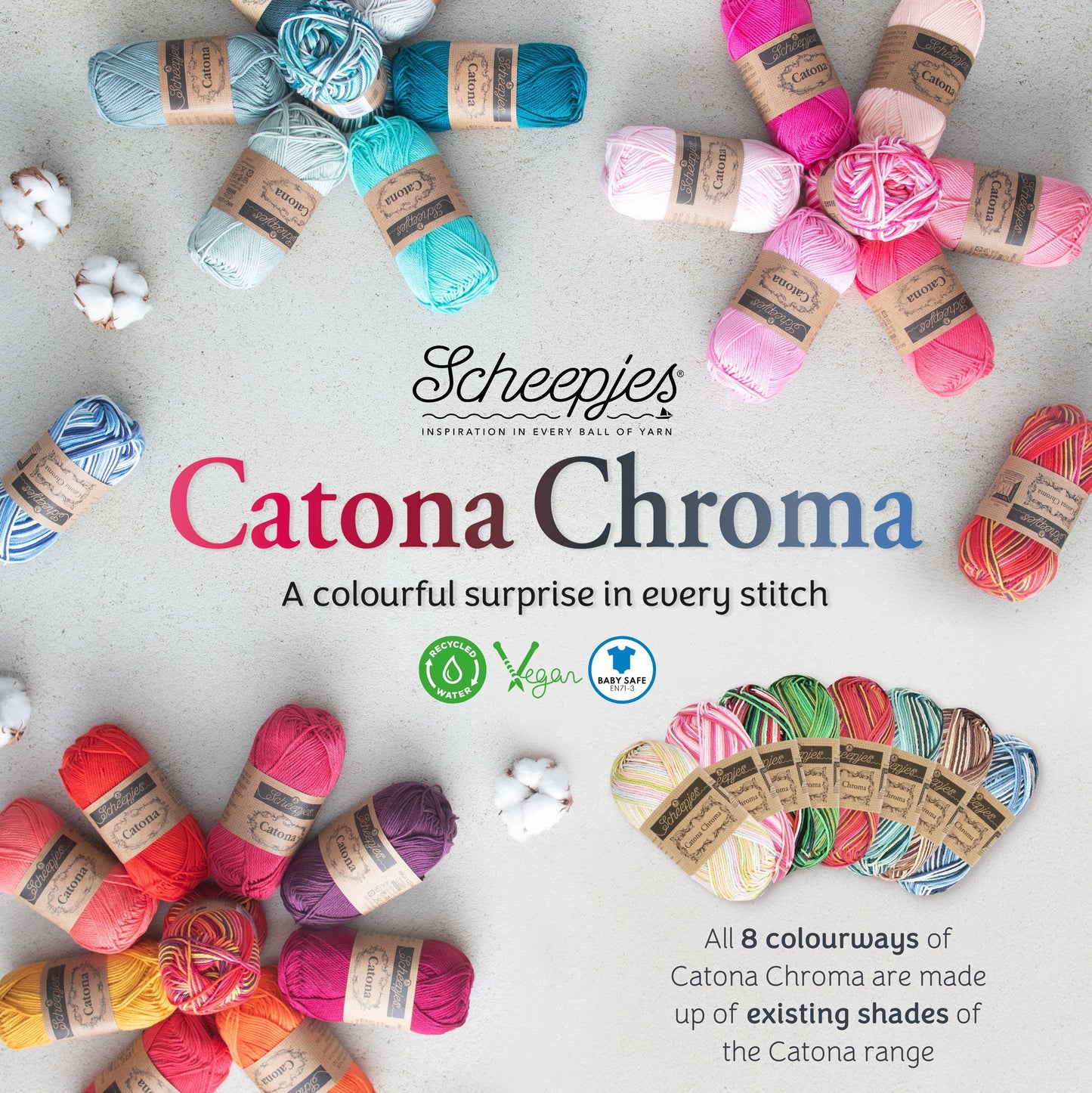 Scheepjes Catona Chroma - 012 Peony