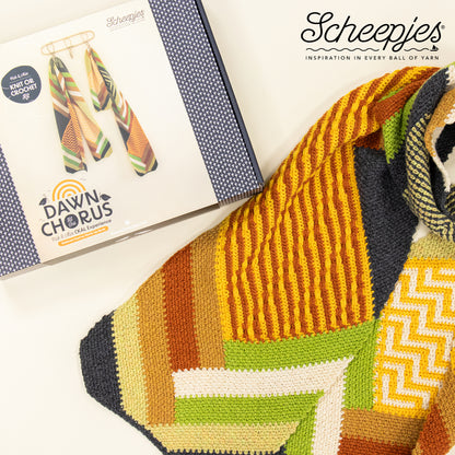 Scheepjes CKAL Dawn Chorus Goldcrest Scarf Kit (Crochet & Knit)