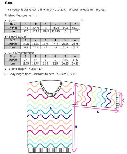 High Tide Sweater Pattern - Instant Download (Knit)