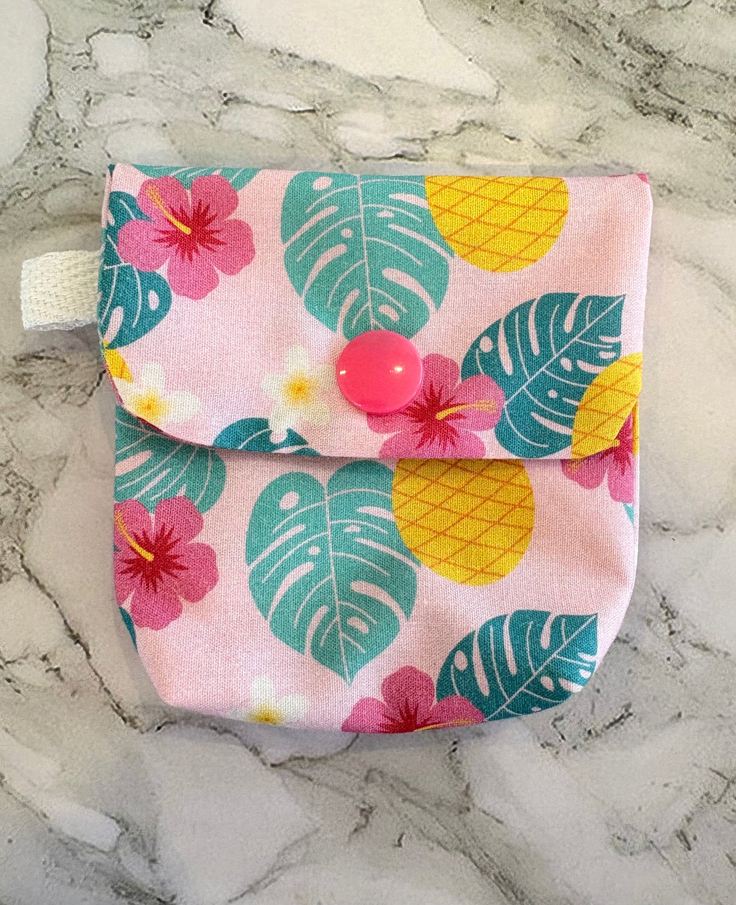 Pouch with Measuring Tape - Pineapple