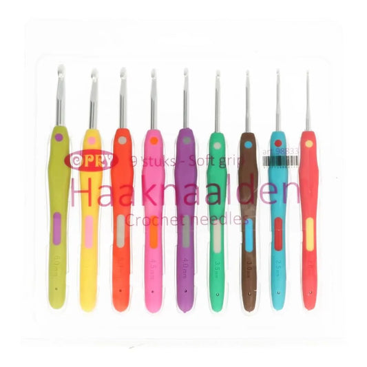 Opry Crochet Hook Set x9 - 2.00-6.00mm