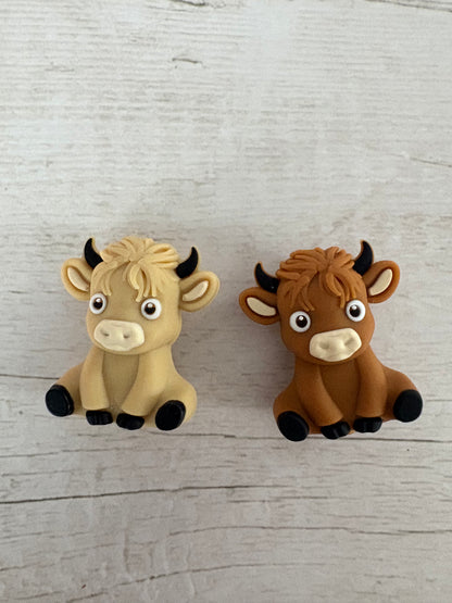 Needle Stitch Stoppers - Highland Cows