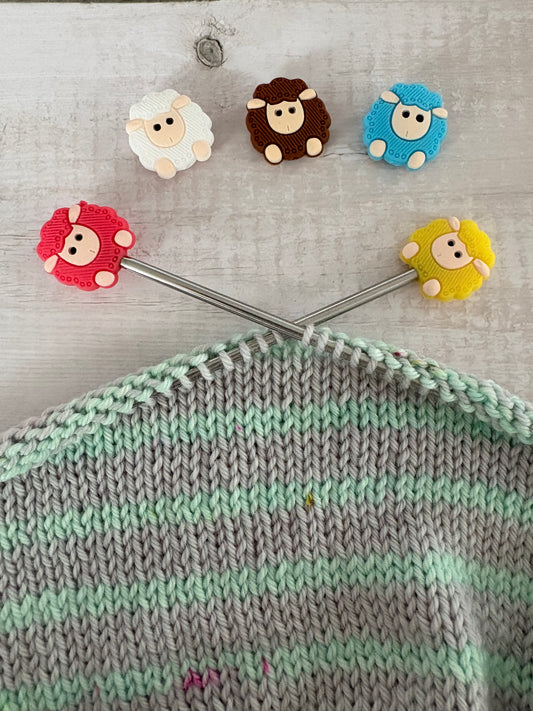 Needle Stitch Stoppers - Sheep