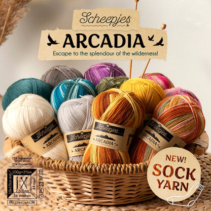 Scheepjes Arcadia Striped - 903 Savannah