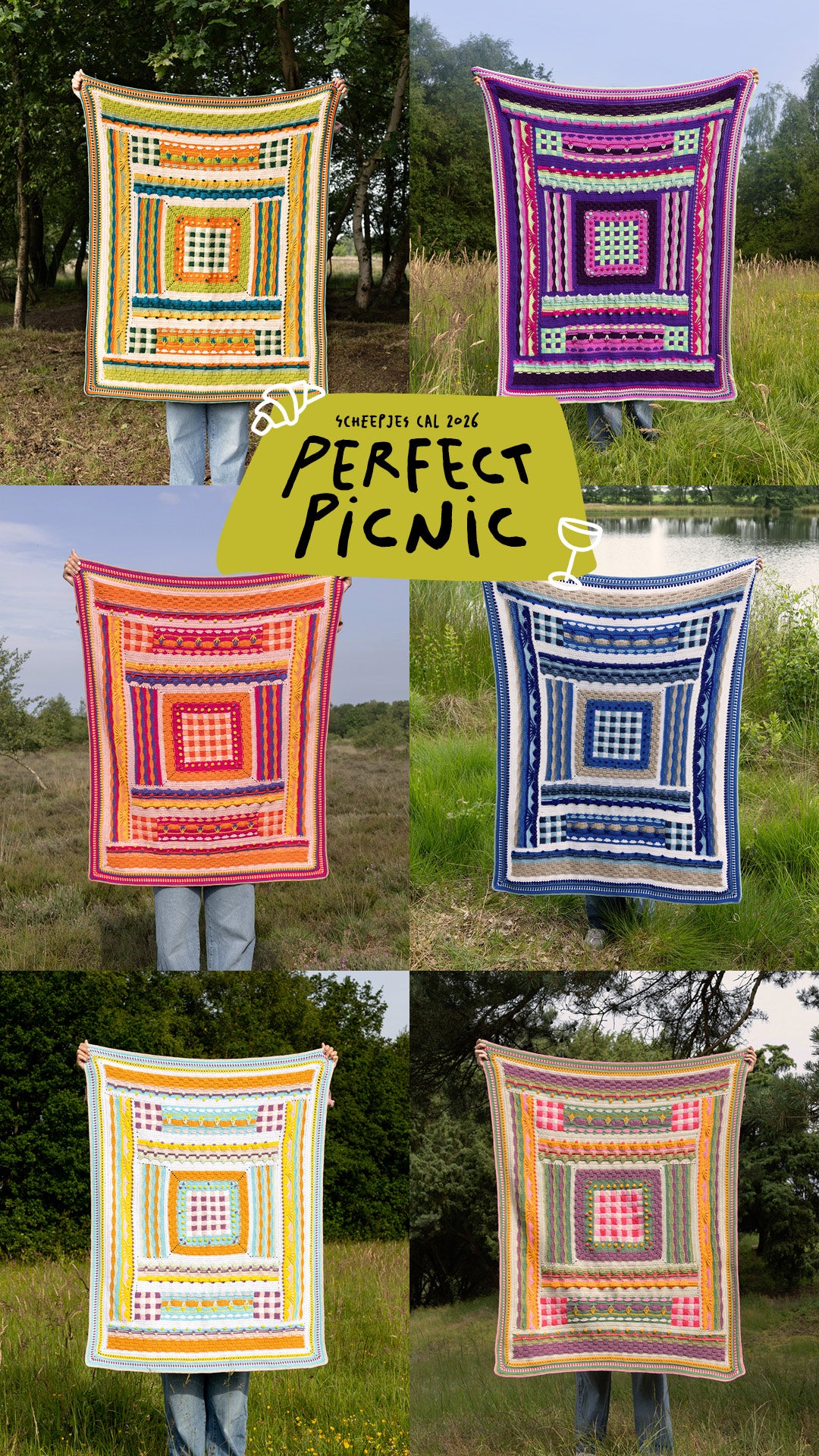 Scheepjes Perfect Picnic CAL - Colour Crafter - Mountain