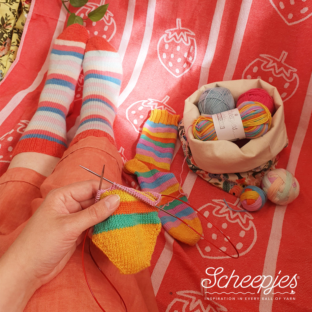 Scheepjes Summer Sock - A - Long (EU sizes 39/41, 42/43, 44/45 & 46/47)