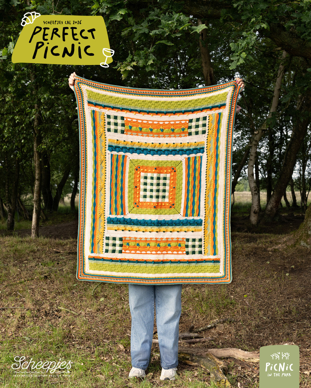 Scheepjes Perfect Picnic CAL - Cotton Create DK - Park