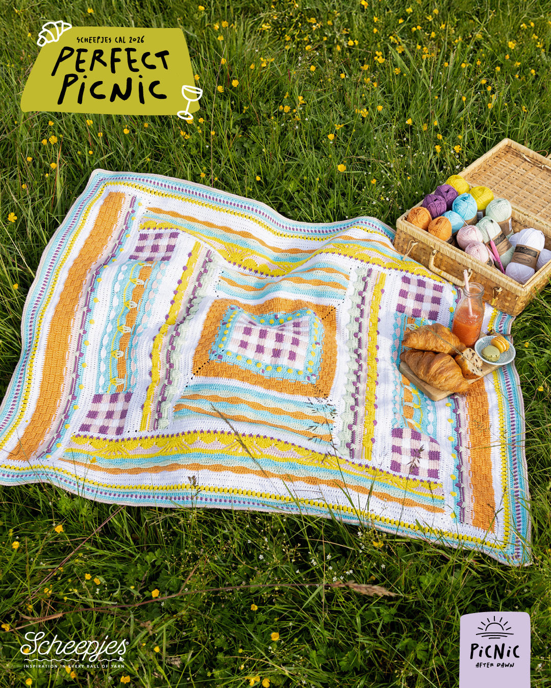Scheepjes Perfect Picnic CAL - Cotton Create DK - Dawn