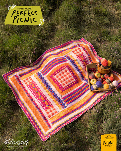 Scheepjes Perfect Picnic CAL - Cotton Create DK - Sunset