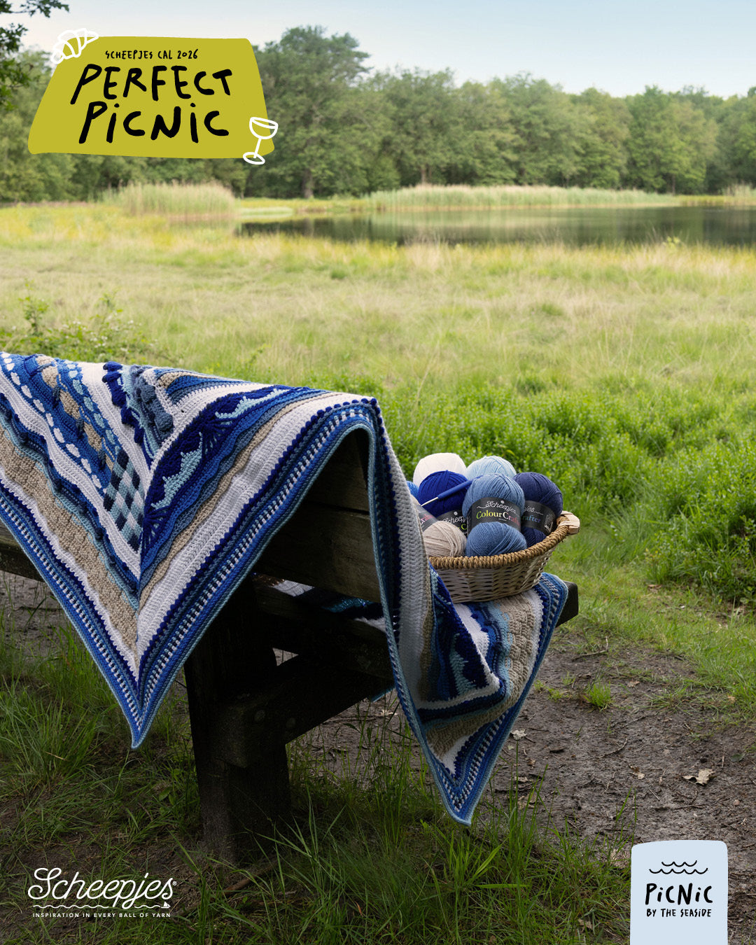 Scheepjes Perfect Picnic CAL - Colour Crafter - Seaside