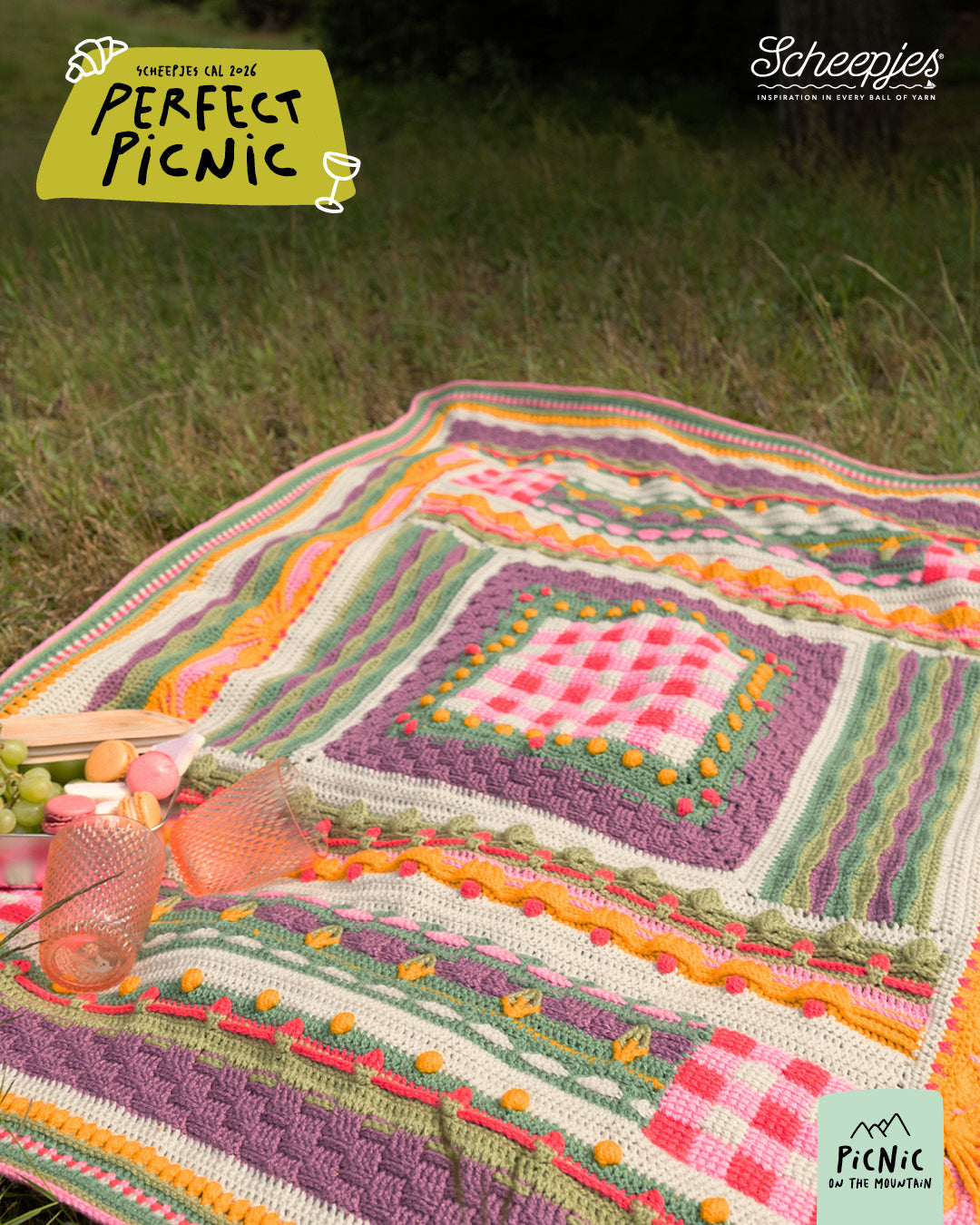 Scheepjes Perfect Picnic CAL - Colour Crafter - Mountain