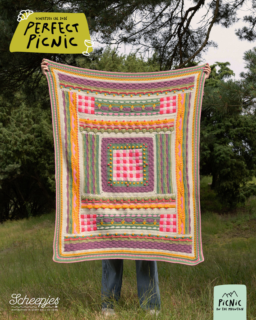 Scheepjes Perfect Picnic CAL - Colour Crafter - Mountain