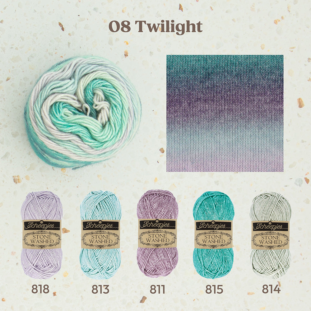 Scheepjes Stone Washed Flow - 08 Twilight