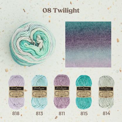 Scheepjes Stone Washed Flow - 08 Twilight