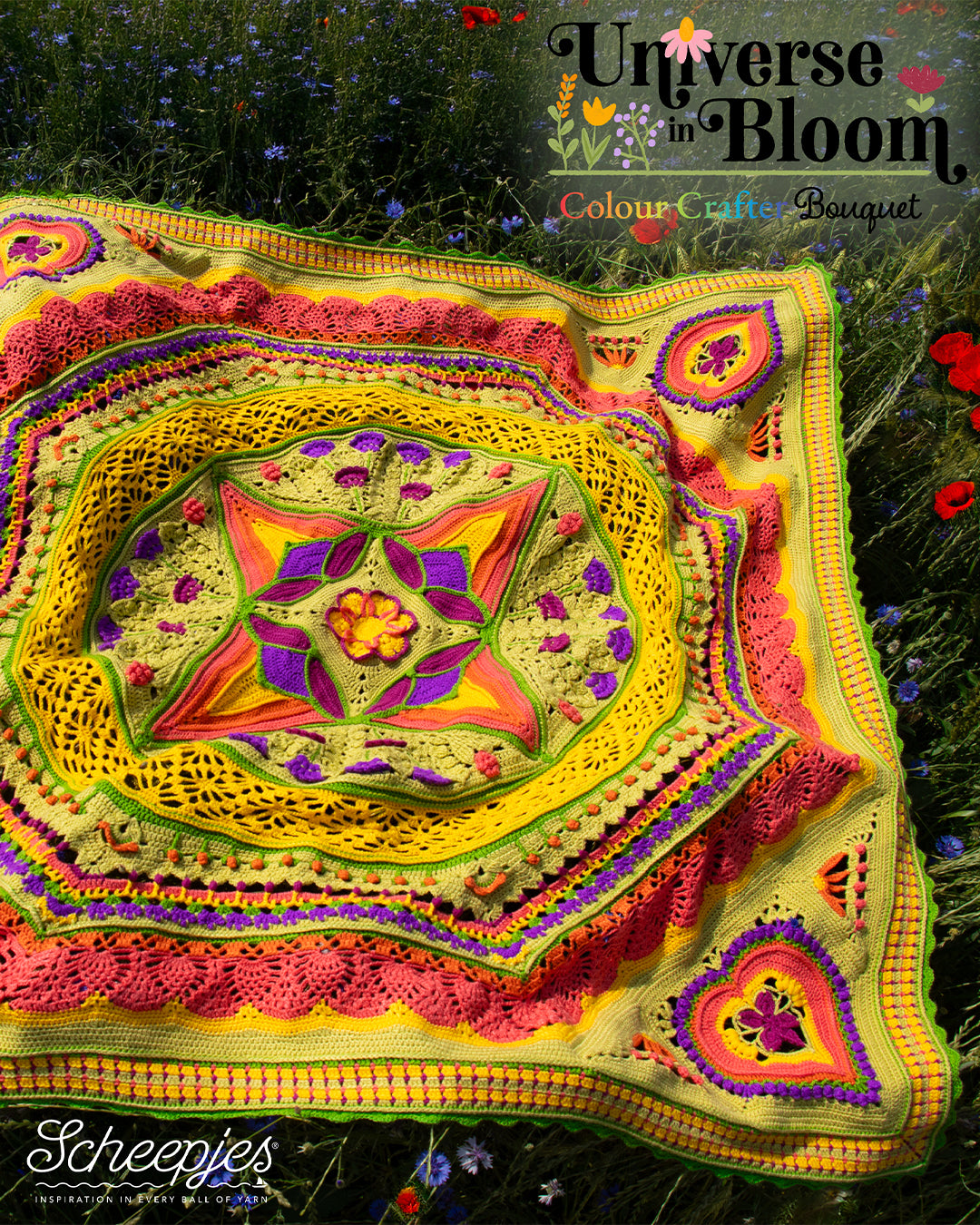 Scheepjes CAL2025 Universe in Bloom Kit Colour Crafter - Bouquet