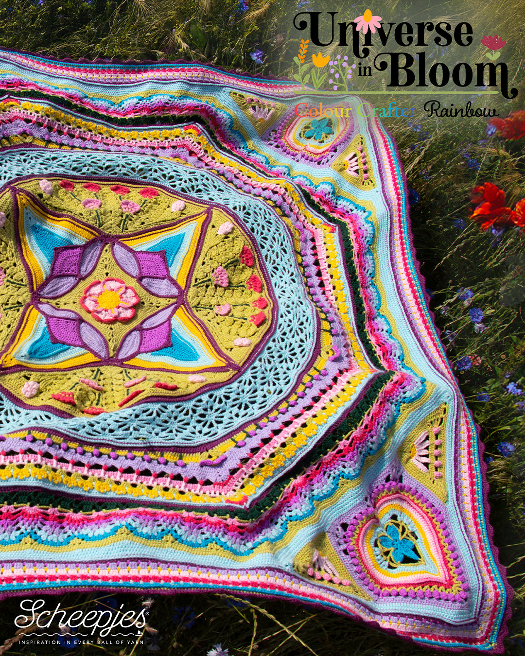 Scheepjes CAL2025 Universe in Bloom Kit Colour Crafter - Rainbow