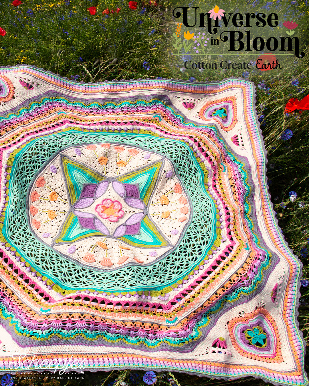 Scheepjes CAL2025 Universe in Bloom Kit Cotton Create - Earth