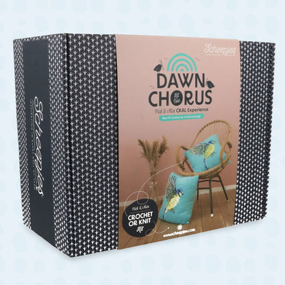 Scheepjes CKAL Dawn Chorus Blue Tit Cushion Kit (Crochet & Knit)