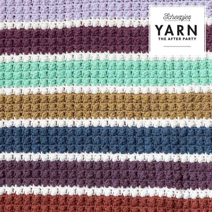 Scheepjes Yarn The After Party no. 202 - Scrumptious Stripes Blanket (booklet) - (Crochet)