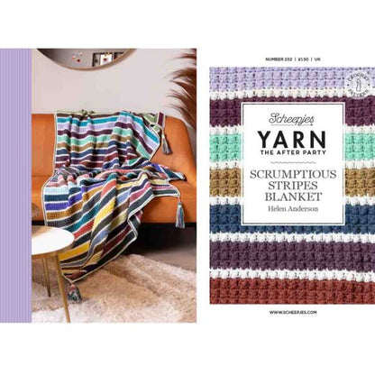 Scheepjes Yarn The After Party no. 202 - Scrumptious Stripes Blanket (booklet) - (Crochet)