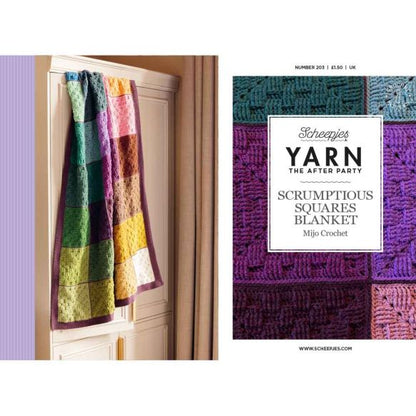Scheepjes Yarn The After Party no. 203 - Scrumptious Squares Blanket (booklet) - (Crochet)