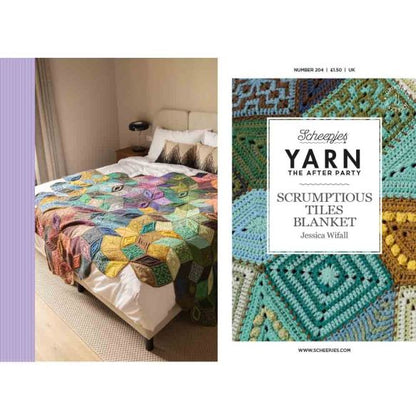 Scheepjes Yarn The After Party no. 204 - Scrumptious Tiles Blanket (booklet) - (Crochet)