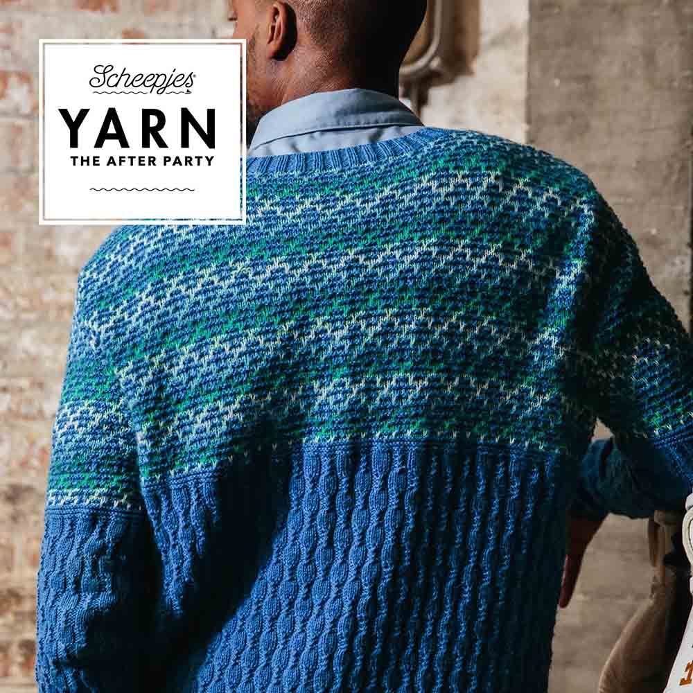 Scheepjes Yarn The After Party no. 72 - Windsor Mosaic Sweater (booklet) - (Knit)