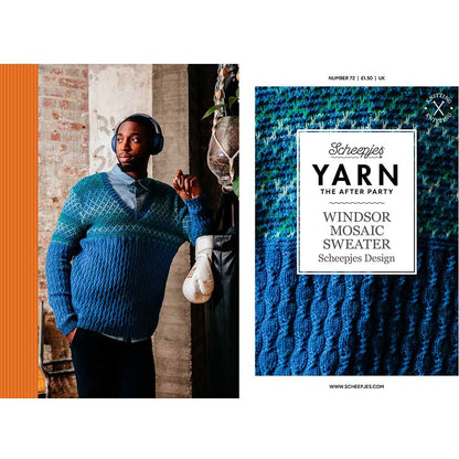 Scheepjes Yarn The After Party no. 72 - Windsor Mosaic Sweater (booklet) - (Knit)