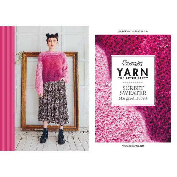 Scheepjes Yarn The After Party no. 144 - Sorbet Sweater (booklet) - (Crochet)